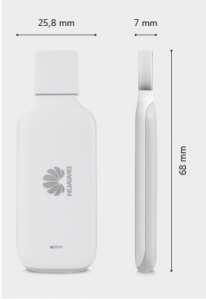 Huawei E3533 hi-link modem size