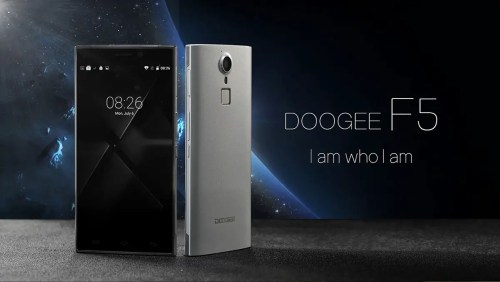 Doogee F5 - front and back